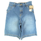 John Deere Carpenter Shorts Boys 14 Blue Denim Stone Wash NWT SA525LJD - take2supply