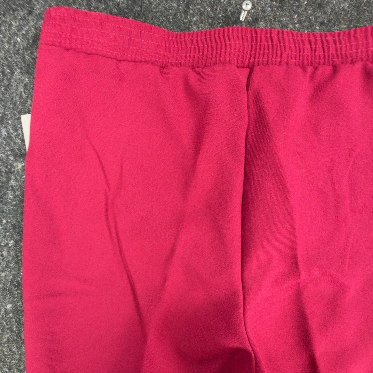 Donnkenny Classics Stirrup Pants Womens 8 Vintage 90s Garnet Pink Silky Stretch - take2supply