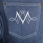 Maverick Straight Leg Jeans Boys 10 Reg Vintage 70s Blue Cotton Poly USA C951 - take2supply