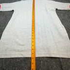 Vintage Cotton Deluxe Casuals Polo Shirt Mens L Gray Red Zig Zag Trim Y2K - take2supply