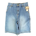 John Deere Carpenter Shorts Kids Size 16 Stone Wash Denim Blue Cotton NWT - take2supply