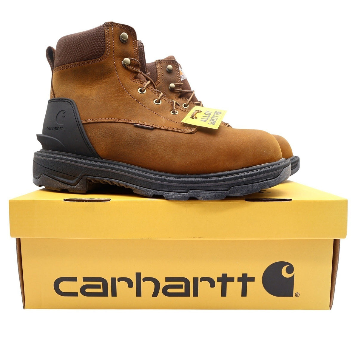 Carhartt Ironwood Work Boot Mens 11W Brown Alloy Toe Waterproof FT6500-M NWT - take2supply