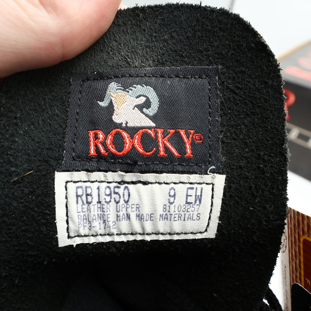 Rocky Y2K RB1950 Boots Mens 9 EW Black Leather Thinsulate NWT - take2supply