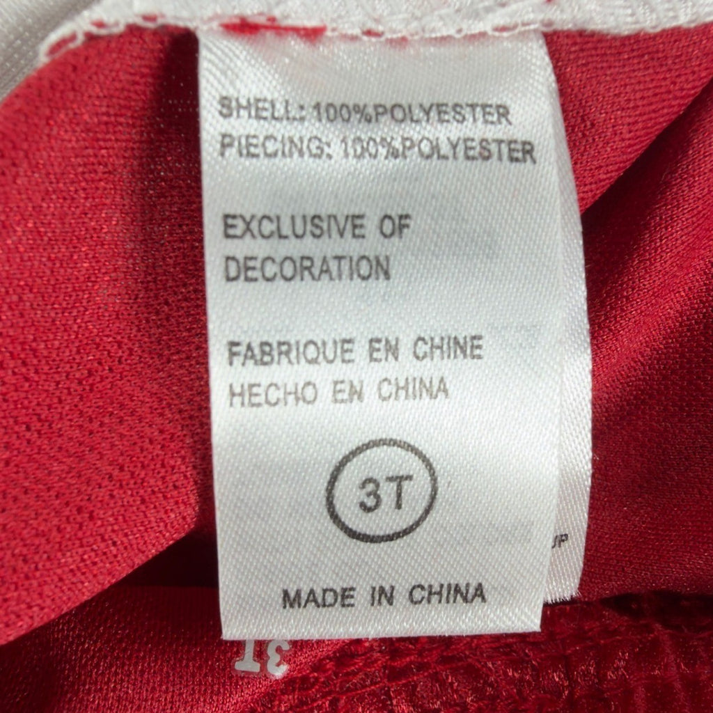 Nike Y2K Athletic Shorts Toddler 3T Varsity Red Polyester NWT - take2supply