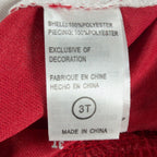 Nike Y2K Athletic Shorts Toddler 3T Varsity Red Polyester NWT - take2supply