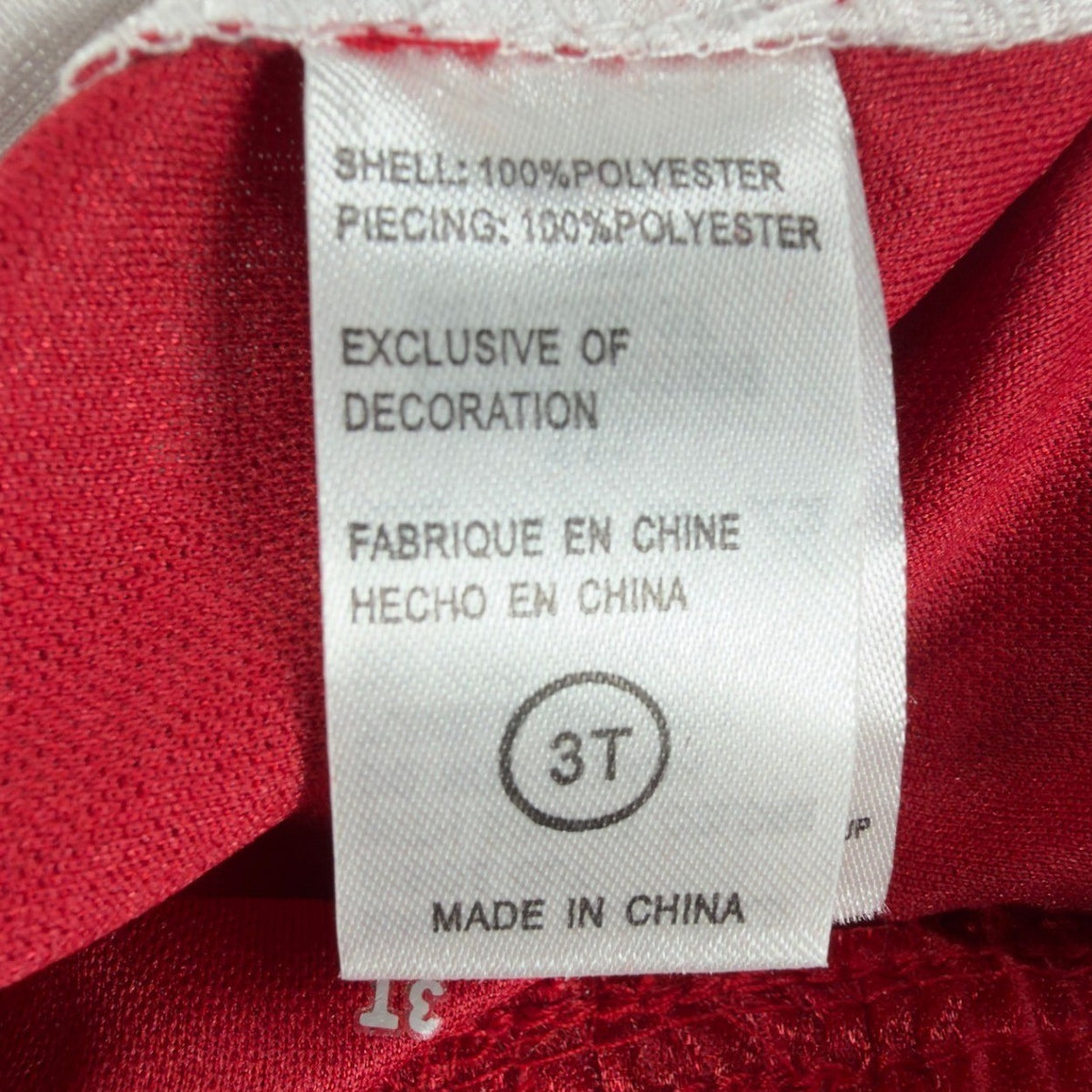 Nike Y2K Athletic Shorts Toddler 3T Varsity Red Polyester NWT - take2supply