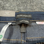 Silver Jeans Co. Nathan Skinny Jeans Boys Size 12 Dark Blue Stretch NWT - take2supply
