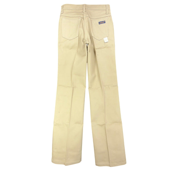 Dee Cee Vintage 70s Work Pants Mens 28x32 Tan Cotton Blend NEW Made in USA - take2supply