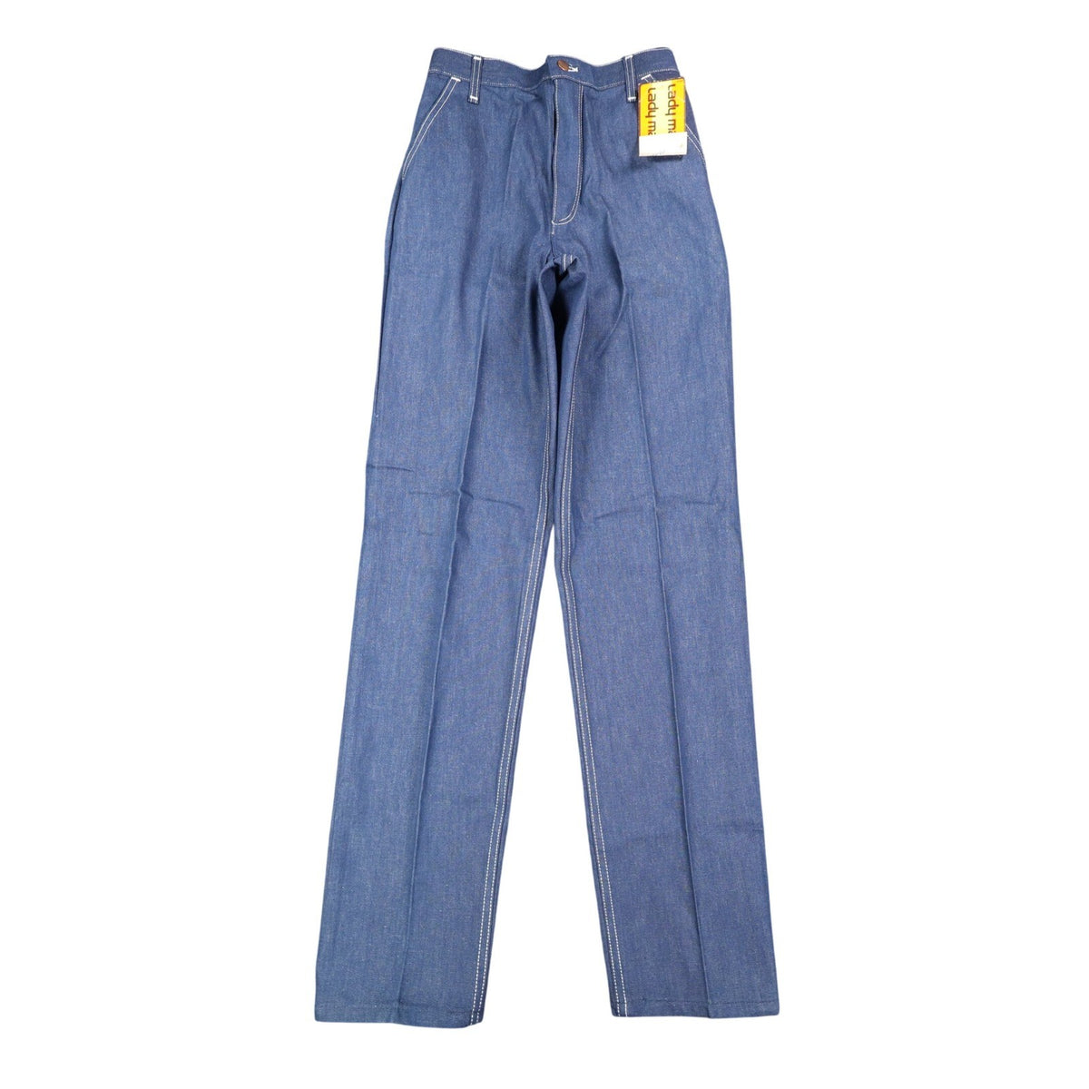 Lady Maverick Vintage Jeans Women 8 26 Deadstock Blue High Waist Straight USA - take2supply