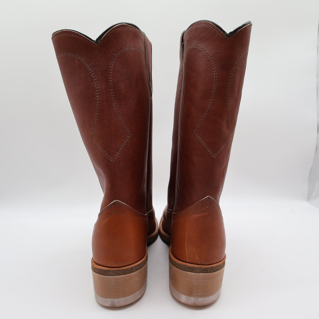 Laredo Vintage Western Boots Mens 9EE Brown Leather Deadstock NWT - take2supply