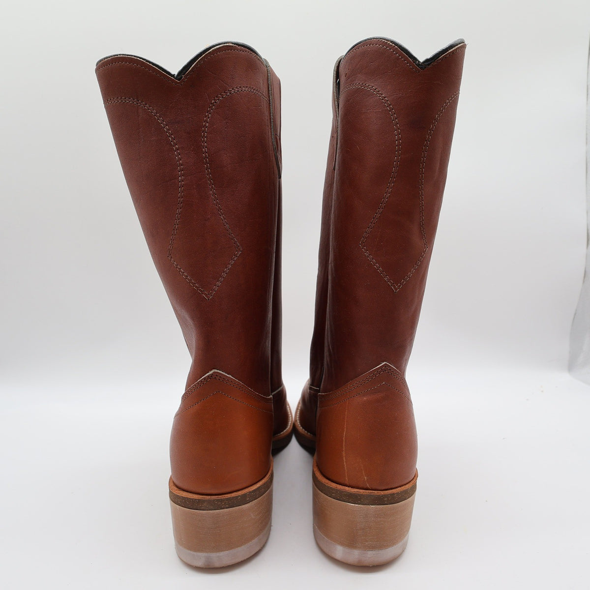 Laredo Vintage Western Boots Mens 9EE Brown Leather Deadstock NWT - take2supply