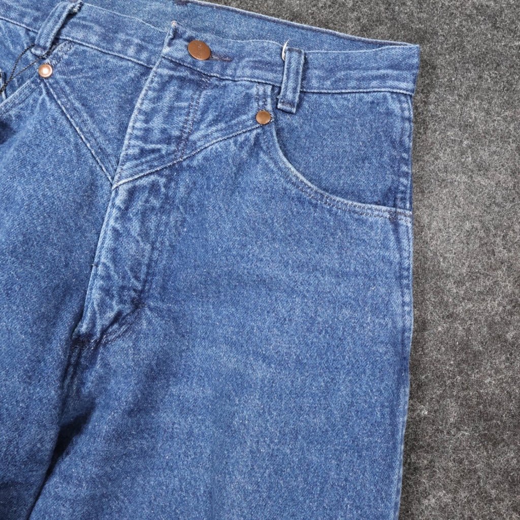 Wrangler Jeans Women 11/12 Blue Excellent Vintage High Rise Western Denim - take2supply