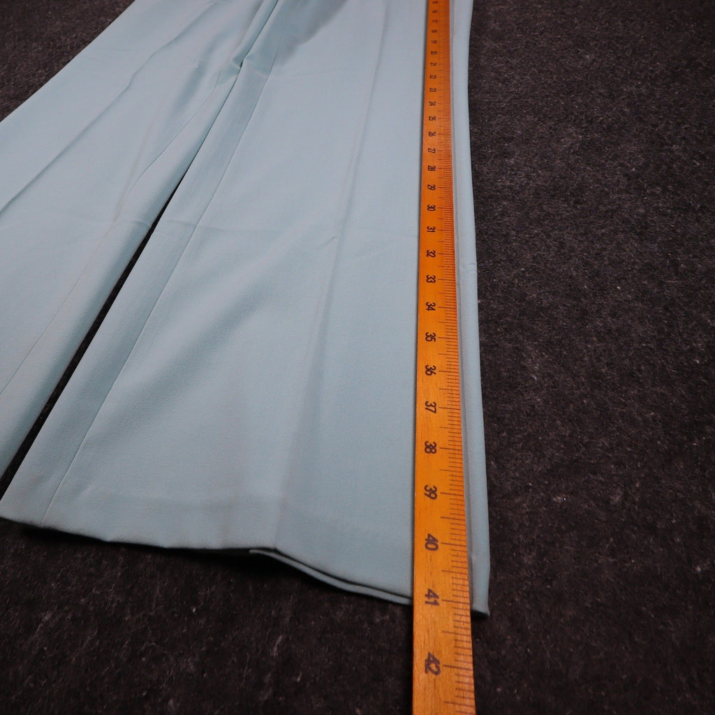 AGB Byer California Dress Pants Womens 6 Y2K Light Blue Wide Leg Stretch New - take2supply