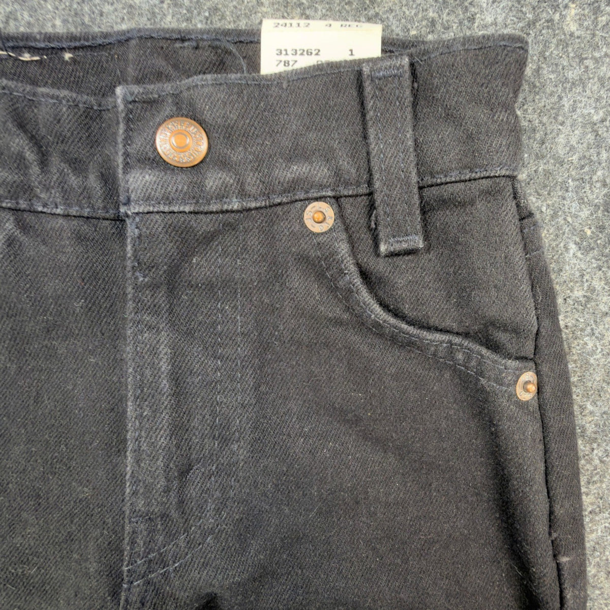Levi's Vintage 90s 550 Relaxed Fit Jeans Kids 4 Black Made in USA NWT - take2supply
