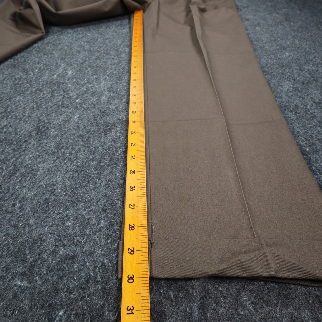 Dockers Khaki Pants Mens 33x30 Brown Pleated Cuffed Stain Defender Classic Fit - take2supply