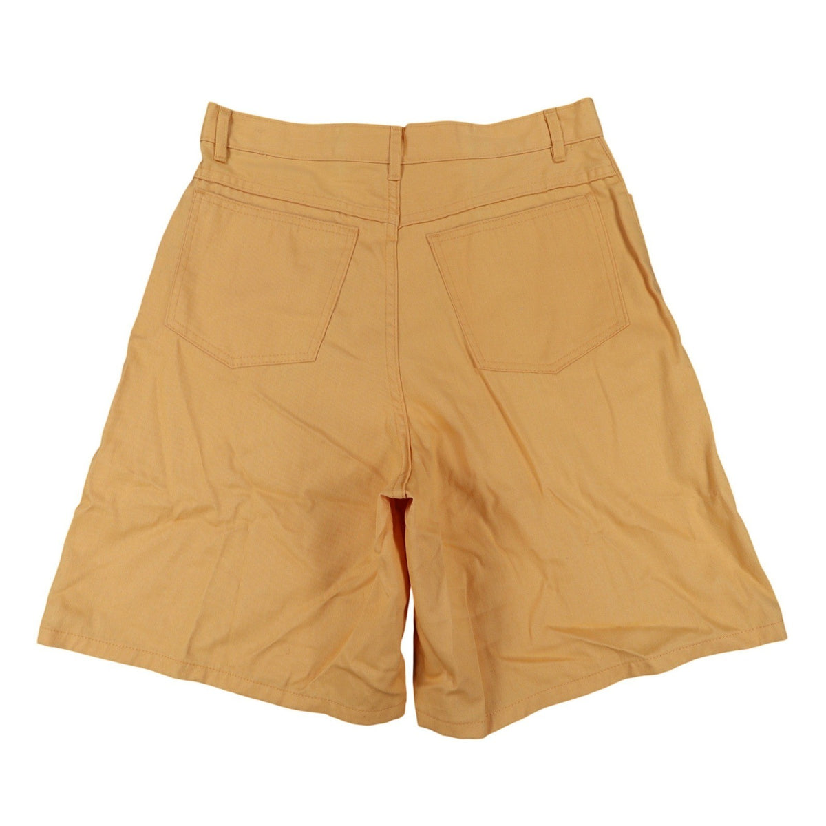 Hang Ten Vintage Shorts Womens 11/12 Yellow Cotton High Rise Made in USA NWT - take2supply