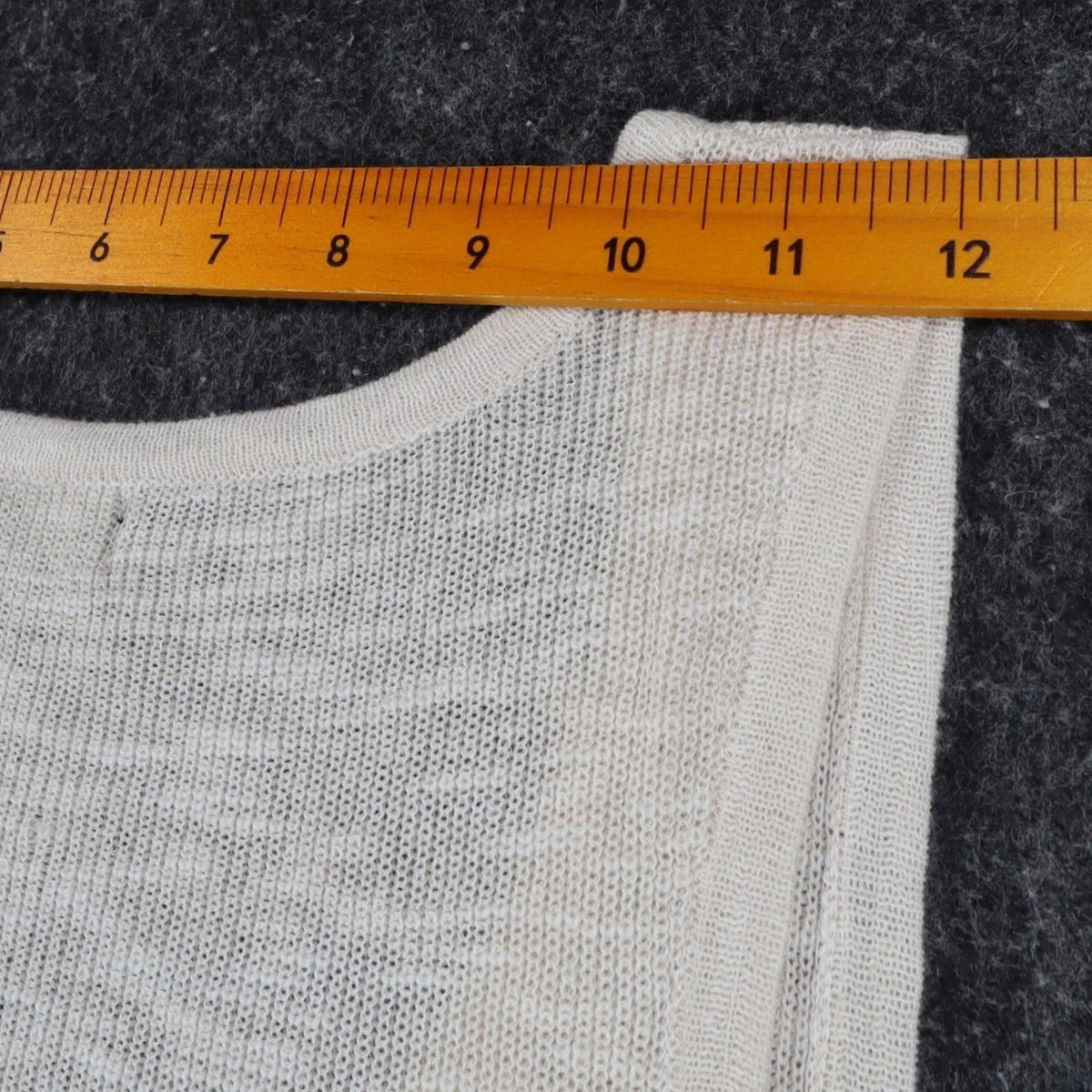 My Michelle Tank Top XL Ivory Cotton Blend Crochet Lace Hem Boho Sleeveless - take2supply