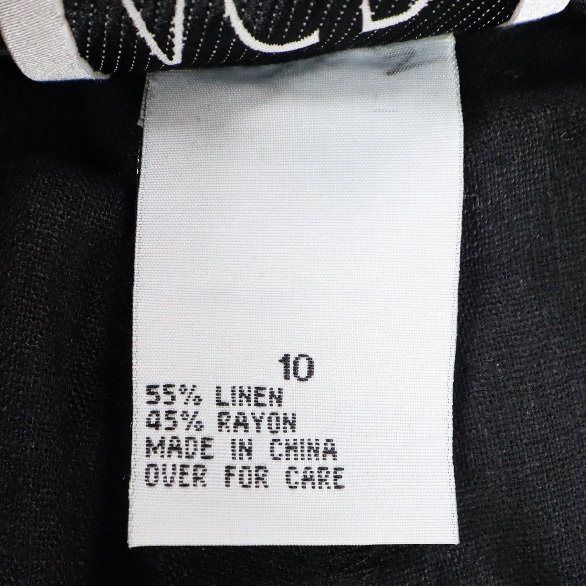 AGB Byer California Cargo Pants Womens 10 Y2K Black Linen Blend Utility Trousers - take2supply