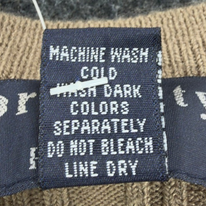Port City Khaki's V-Neck Sweater Vest Mens L Tan Acrylic NWT Deadstock - take2supply