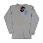 Buffalo Shirts Henley Men S Gray Long Sleeve Skier Graphic Thermal Made in USA - take2supply