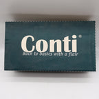 Conti Oxford Shoes Mens 9 D Vintage Brown Leather Cap Toe Brogue H1005 NOS - take2supply