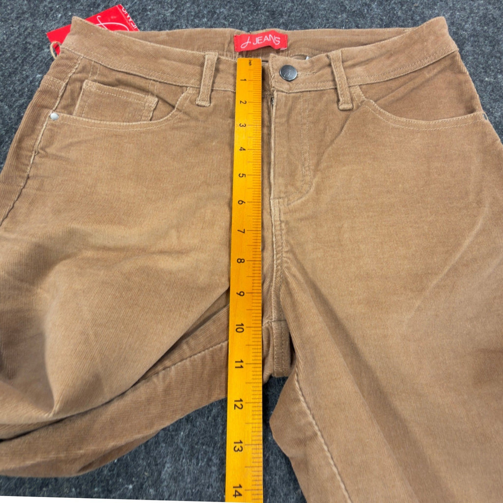 J Jeans Corduroy Flare Pants Womens 6 Tan Cotton Stretch NWT Deadstock - take2supply