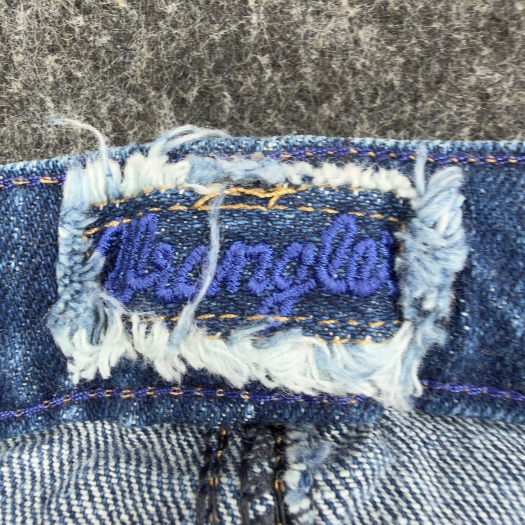 Wrangler Y2K Cowboy Cut Jeans Womens 9/10x34 Blue Denim Bootcut New C717 - take2supply