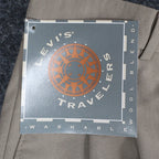 Levi's Travelers Dress Pants Mens 32x32 Vintage 90s Tan Wool Blend Pleated New - take2supply
