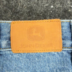 John Deere Y2K Carpenter Shorts Kids 12 Blue Denim NWT Stone Wash Workwear Denim - take2supply
