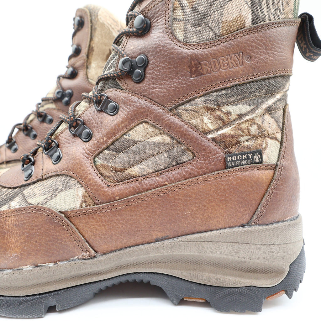 Rocky ErgoTuff Boots Mens 10M Camo 400g Thinsulate Waterproof FQ0004764 NIB - take2supply