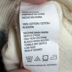 Van Heusen Argyle V-Neck Sweater Mens XL Cream Brown Grey Cotton NWT - take2supply