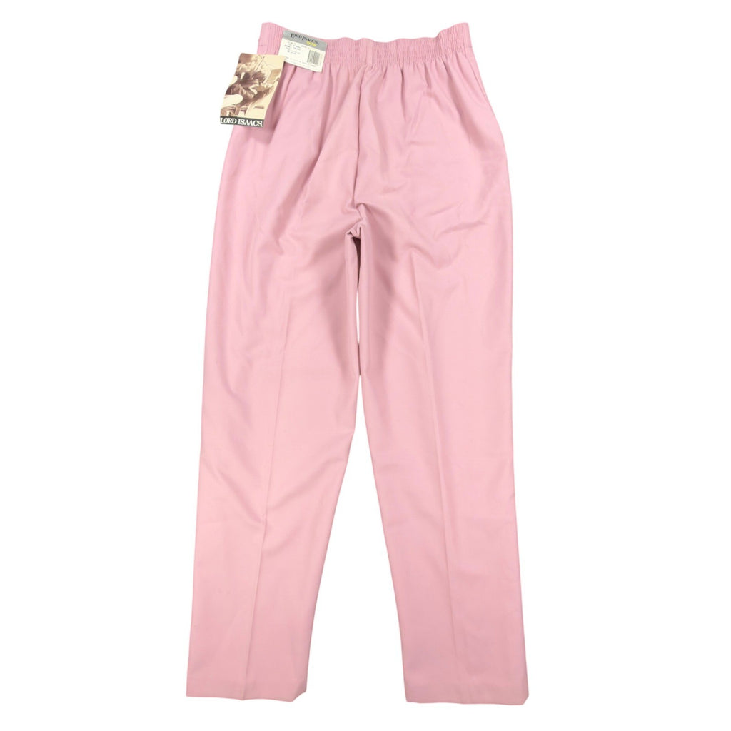 Lord Isaacs Vintage 90s Trousers Womens 16 Mauve Pink Polyester Rayon NWT - take2supply
