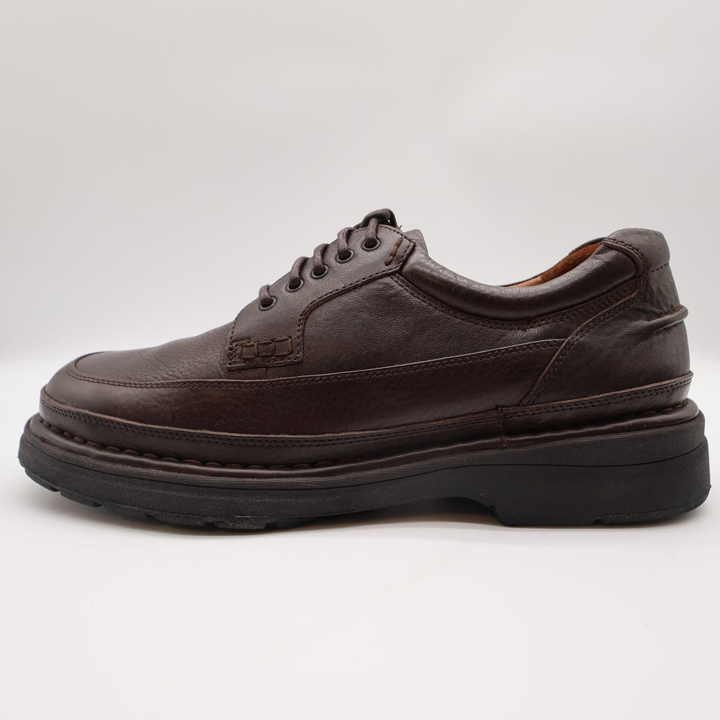 Hush Puppies Summit Persimmon Mens 9 M Brown Leather Casual Derby Shoes 14191 - take2supply