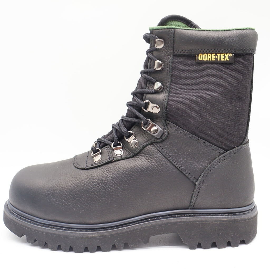Wolverine Big Horn Boots Mens 8.5 W Vintage Y2K Black Leather Gore-Tex 03851 NEW - take2supply