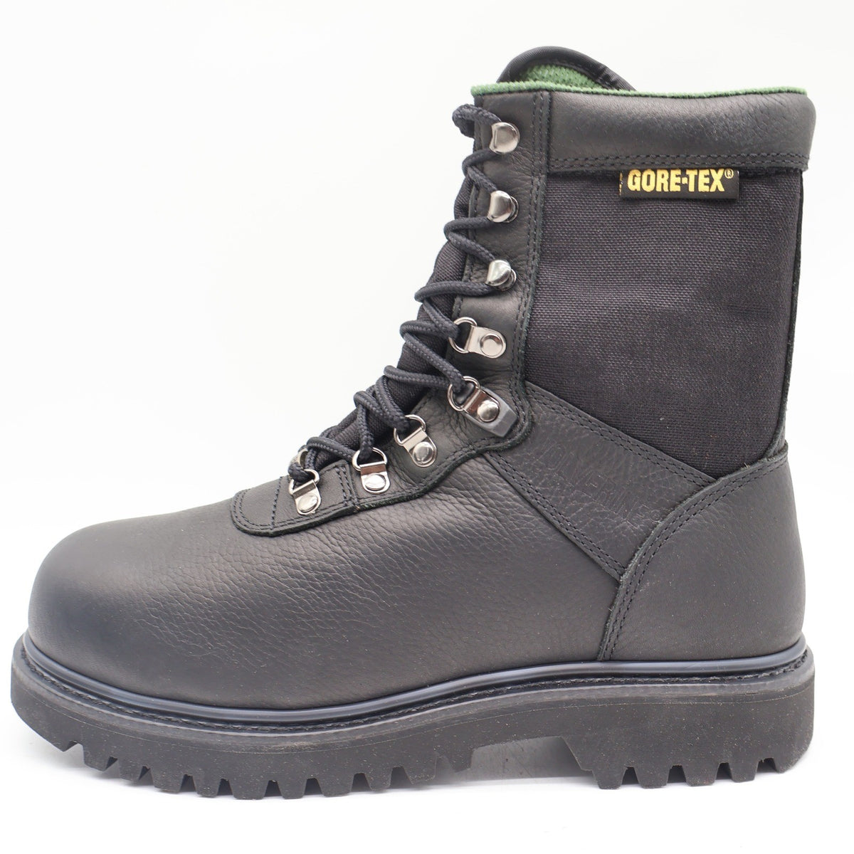 Wolverine Big Horn Boots Mens 8.5 W Vintage Y2K Black Leather Gore-Tex 03851 NEW - take2supply