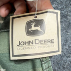 John Deere Carpenter Pants Boys 16 Y2K Camo Cotton Canvas Workwear Deadstock NWT - take2supply