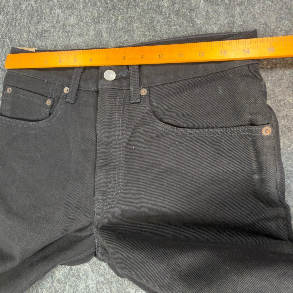 Levis 550 Student Jeans 29x32 Vintage 90s Relaxed Fit Black Cotton NWT Deadstock - take2supply