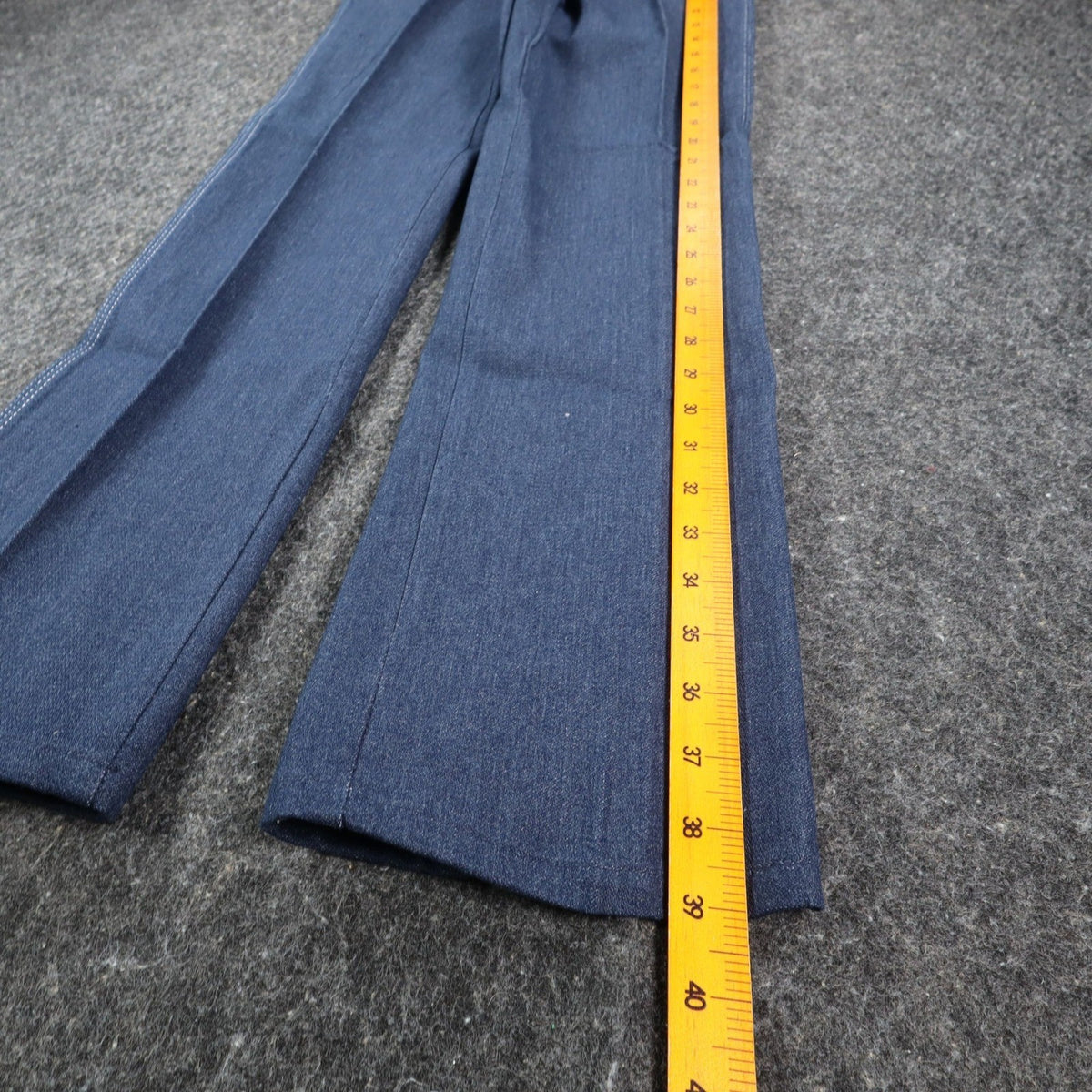 Maverick Straight Leg Jeans Boys 14 Regular Vintage 70s Blue Deadstock USA Made - take2supply