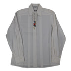 Shirtworks Christmas Shirt Womens S White Embroidered NWT NOS - take2supply