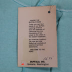 Buffalo Mens Large Vintage Henley Shirt Deadstock USA Made Mint Green Skier L - take2supply