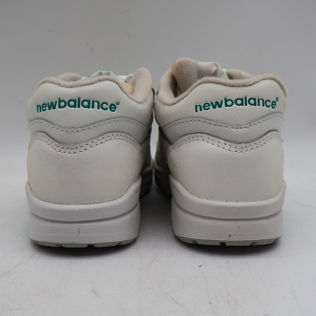 New Balance KC500GR Shoes Kids 11.5 M Vintage 90s White Green Leather Deadstock - take2supply