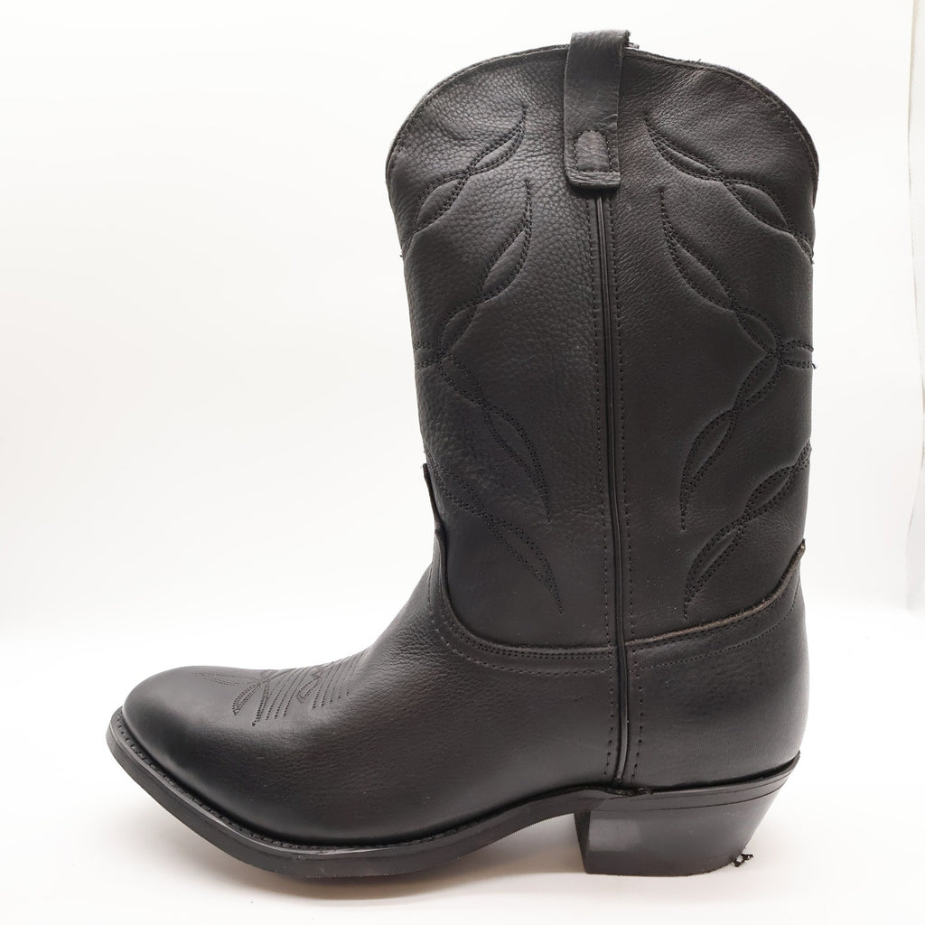 Laredo 28-1801 Western Cowboy Boots Mens 11 Black Leather NWT Made in USA - take2supply