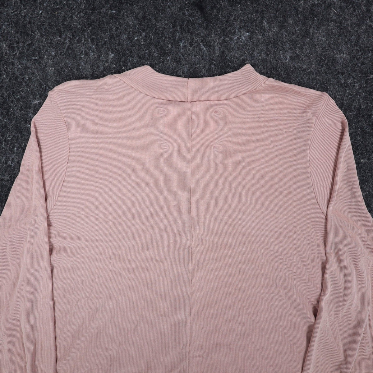 By Together You & I Tunic Top Womens Small Mauve Ribbed Mock Neck Flowy USA - take2supply