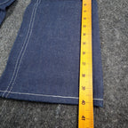 Key Jeans Vintage Womens 27 M Blue Red Embroidered Flare Jeans NWT - take2supply
