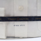Tommy Hilfiger Shirt Boys 6 White Non Iron Cotton Long Sleeve Crest Cuff NWT - take2supply