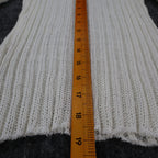 A. Byer Sweater Womens Medium Vintage 90s Cream Mohair Ribbed Open Knit Top - take2supply