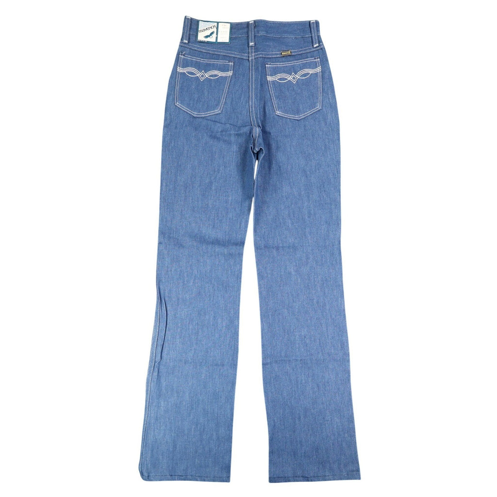 Young Maverick Vintage Girls 12 Reg Blue Straight Leg Jeans NWT - take2supply