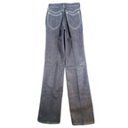 California Babe Jeans Womens 7 Blue Cotton High Waist Flare Vintage 70s - take2supply