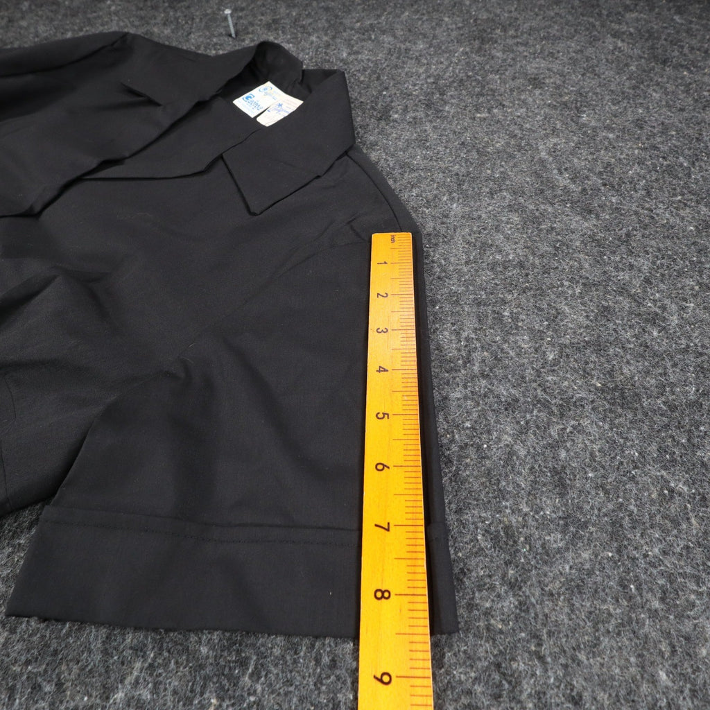 Made in California by George Smock Top Womens 32 Vintage Black Snap Front Shirt - take2supply