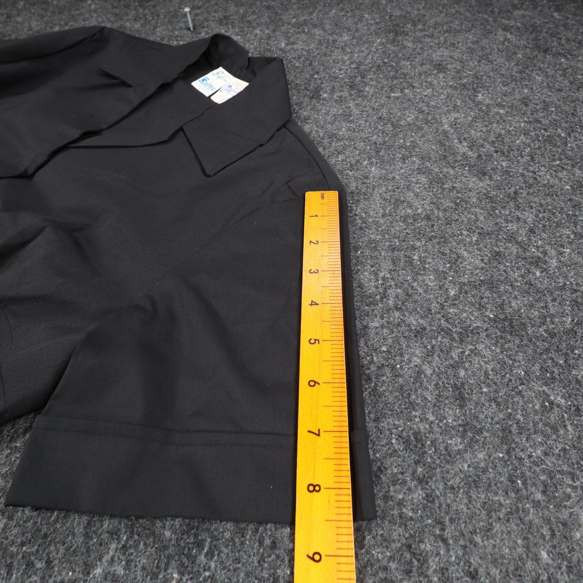 Made in California by George Smock Top Womens 32 Vintage Black Snap Front Shirt - take2supply